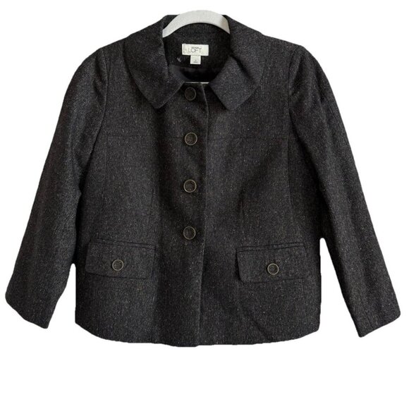Ann Taylor Loft Jackets & Blazers - Ann Taylor Loft Women’s Size 4 Blazer Wool Blend Brown Tweed Suit Jacket Lined